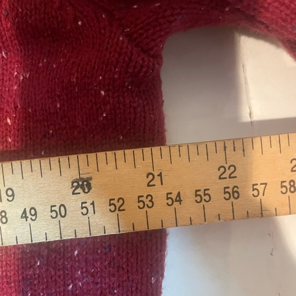 Crown & Ivy Men's Shawl Collard Burgundy Button Closure Cardigan Sweater Sz. L - Picture 11 of 11